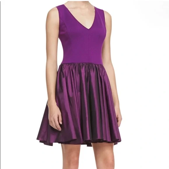 halston heritage purple dress And Just Like Thathere's how I spent my Thursday. So happy my favorite  femme fatales are back! And I actually have two iconic Sex & The City  dresses in the shop. 1